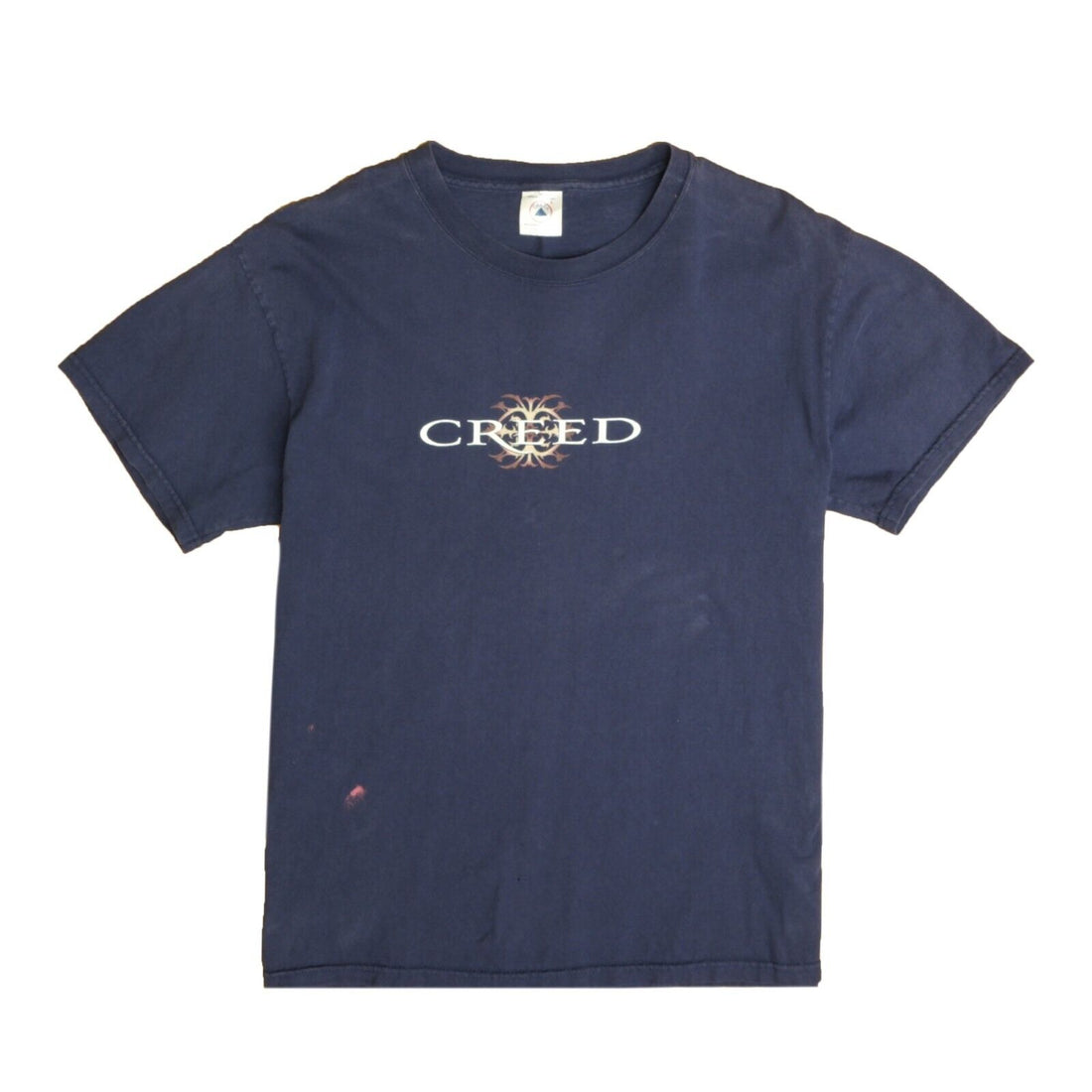 Vintage Creed Human Clay Tour T-Shirt Size Large Blue Band Tee