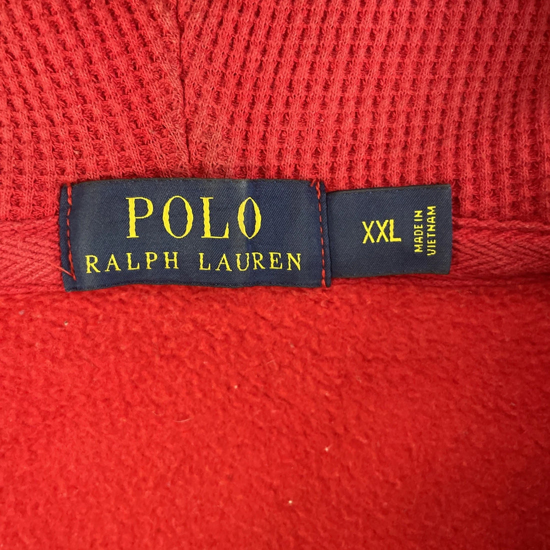 Polo Ralph Lauren Full Zip Sweatshirt Hoodie Size 2XL Red