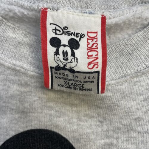 Vintage Mickey Mouse Disney Crewneck Sweatshirt Size XL 90s