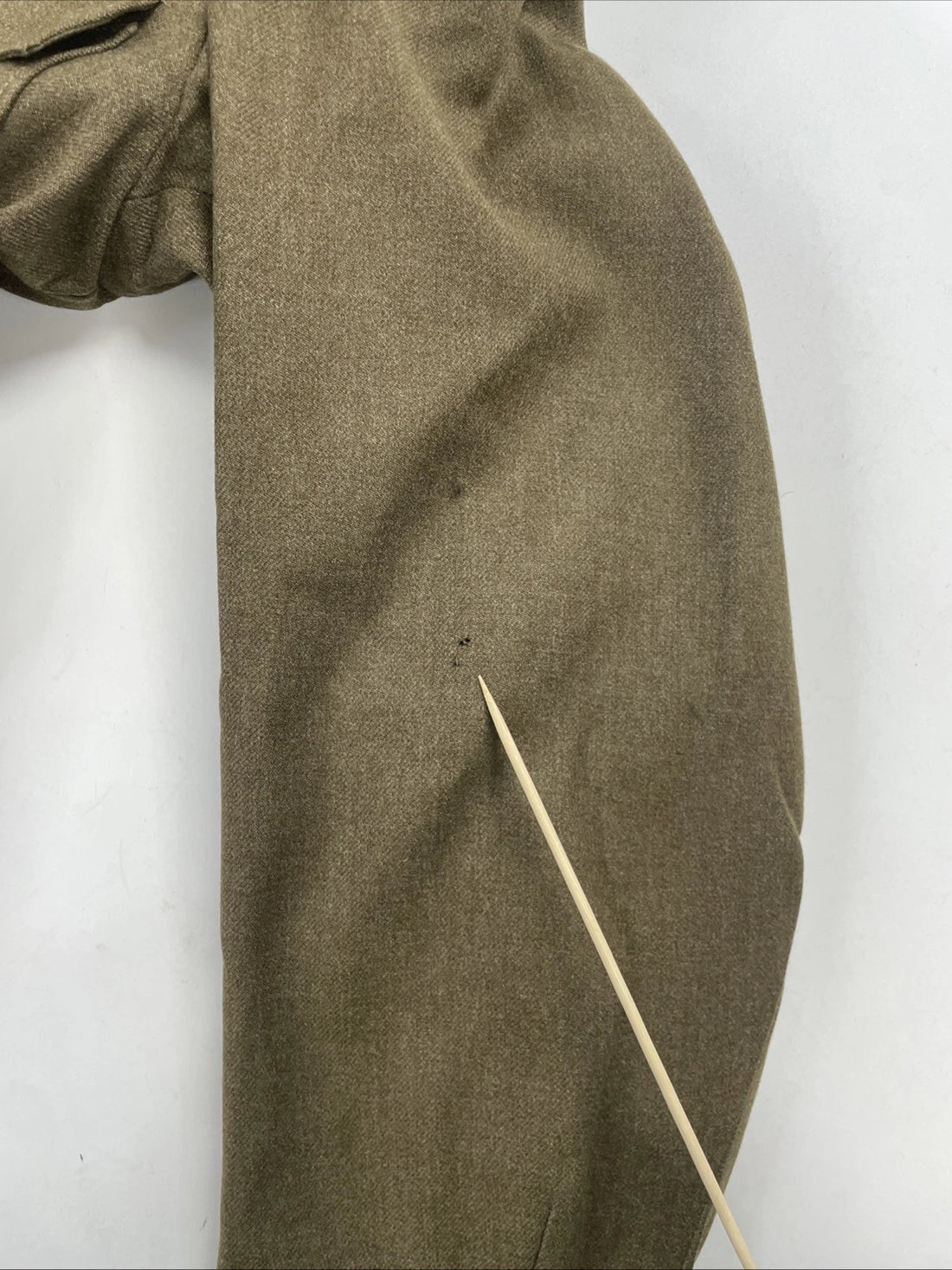 Vintage Military Army Wool Coat Jacket Size 34R O.D. Jules Segal & Co. 1946 40s