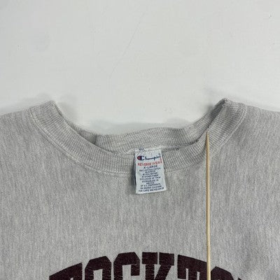 Vintage Stockton Football Champion Reverse Weave Crewneck Sweatshirt Size XL 90s
