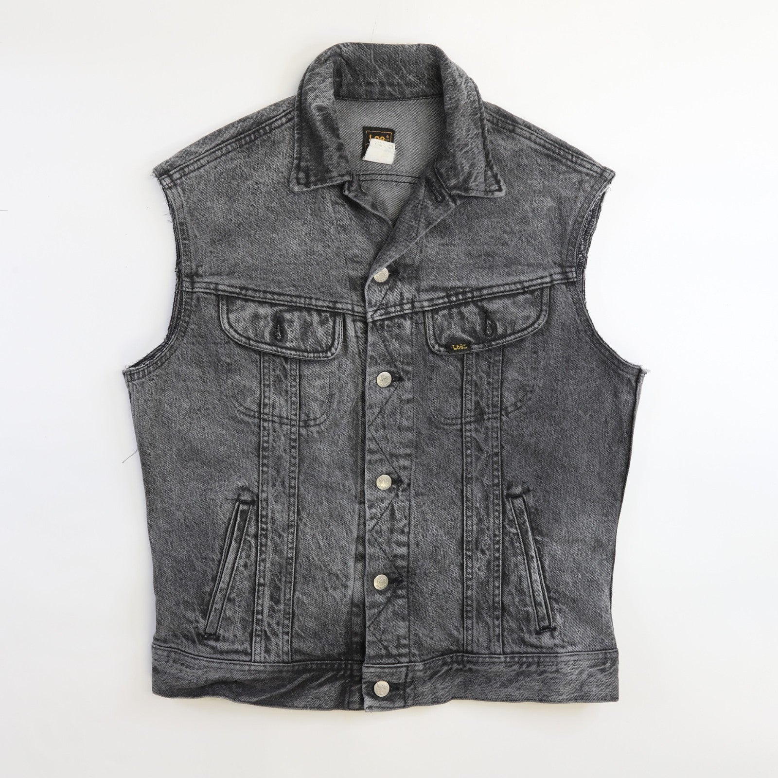 アメリ　VINTAGE VEST LAYERED DENIM JACKET Vintage Lee Denim Vest Jacket Size 36S PATD-153438