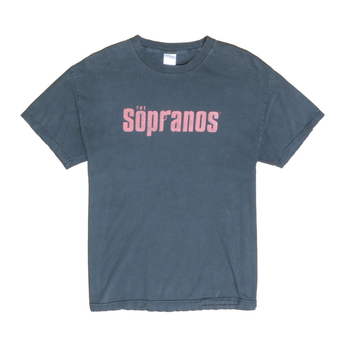 Vintage The Sopranos T-Shirt Size Medium HBO TV Promo Spell Out