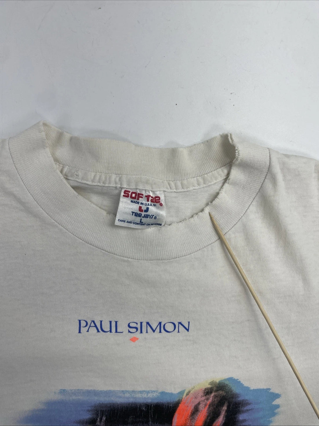 Vintage Paul Simon The Rhythm Of The Saints T-Shirt Size XL 1991 90s