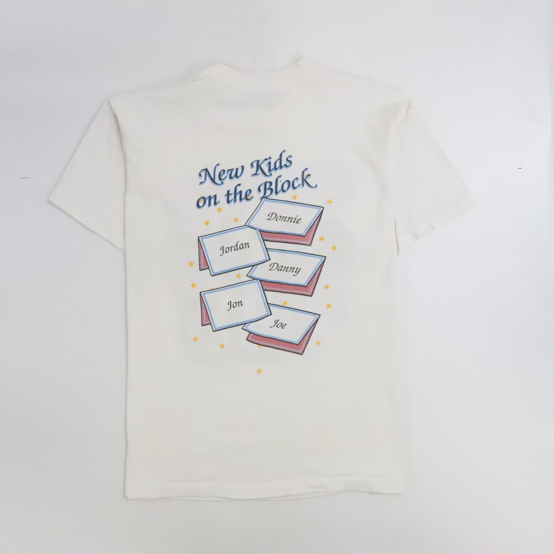 Vintage New Kids On The Block Backstage Pass T-Shirt Size XL