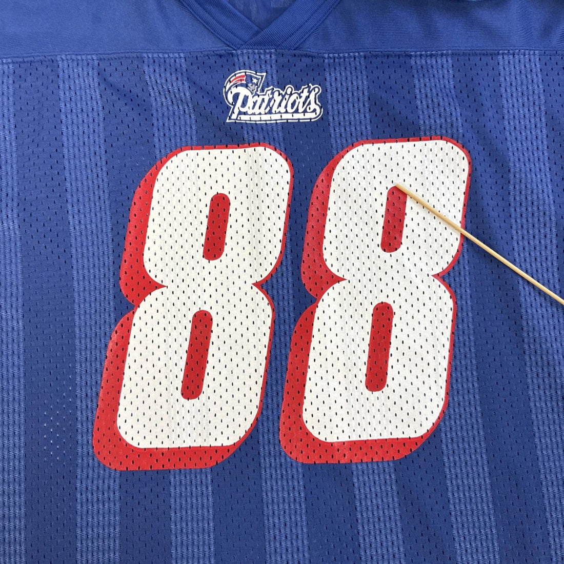 Vintage New England Patriots Terry Glenn Starter Jersey Size Large/XL NFL
