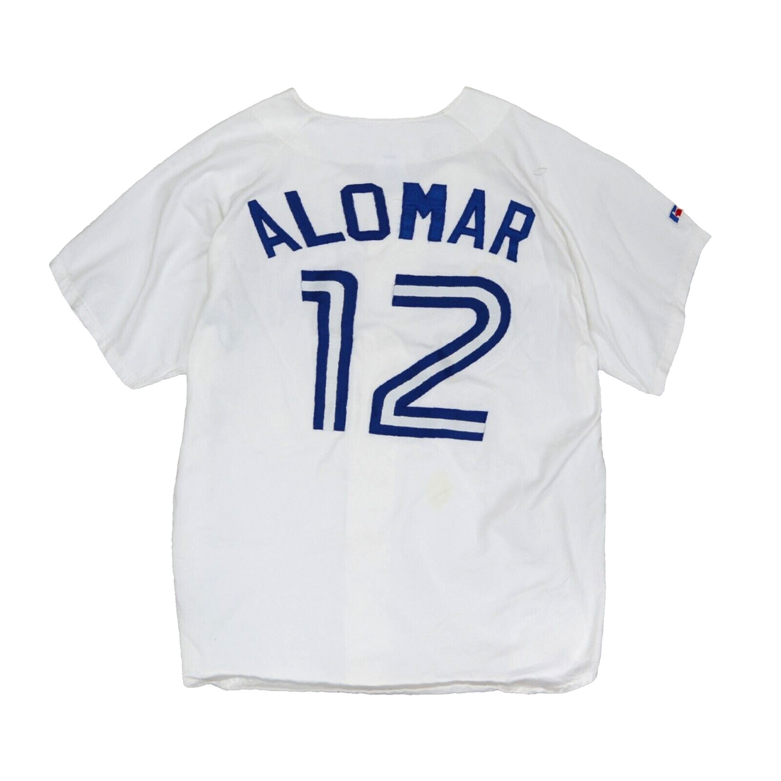 Toronto Blue Jays throwback jersey 12 Roberto Alomar jersey Retro