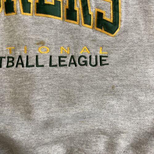 Vintage Green Bay Packers Russell Athletic Sweatshirt Crewneck Size XL 90s NFL