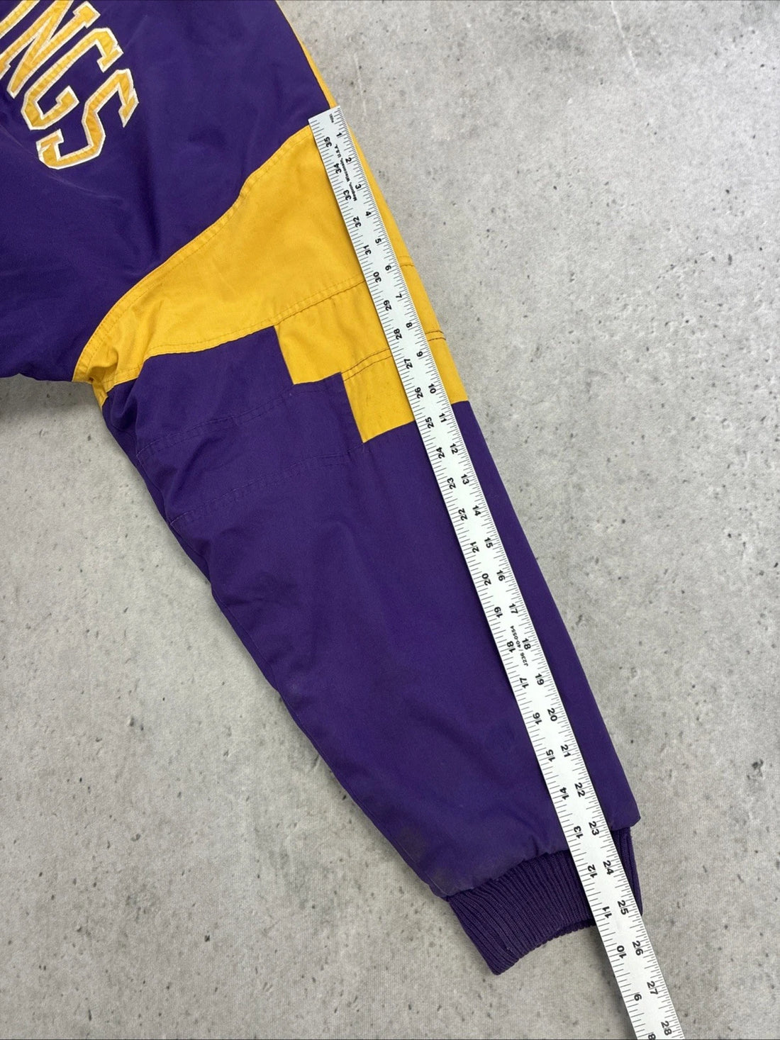 Vintage Minnesota Vikings Logo 7 Puffer Jacket Size XL NFL