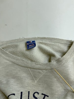 Vintage Augusta College Champion Crewneck Sweatshirt Size 2XL Distressed 80s