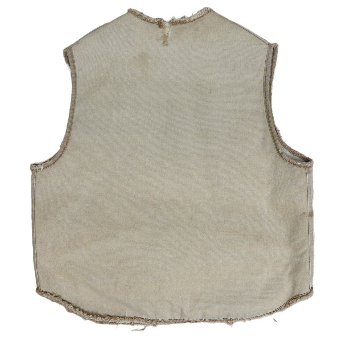 Vintage Carhartt Canvas Work Vest Jacket Size XL Sherpa Lined