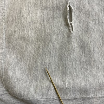 Vintage Wesleyan Champion Reverse Weave Crewneck Sweatshirt Large Distressed 90s
