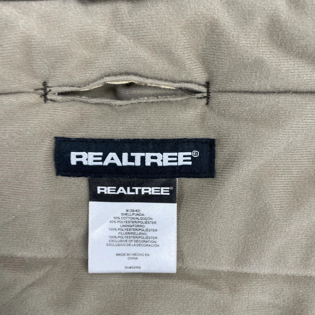 Realtree Camo Bomber Jacket Size Medium Insulated