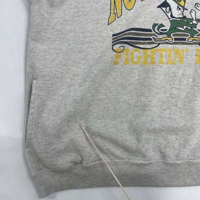 Vintage Notre Dame Fighting Irish Sweatshirt Hoodie Size XL 90s NCAA