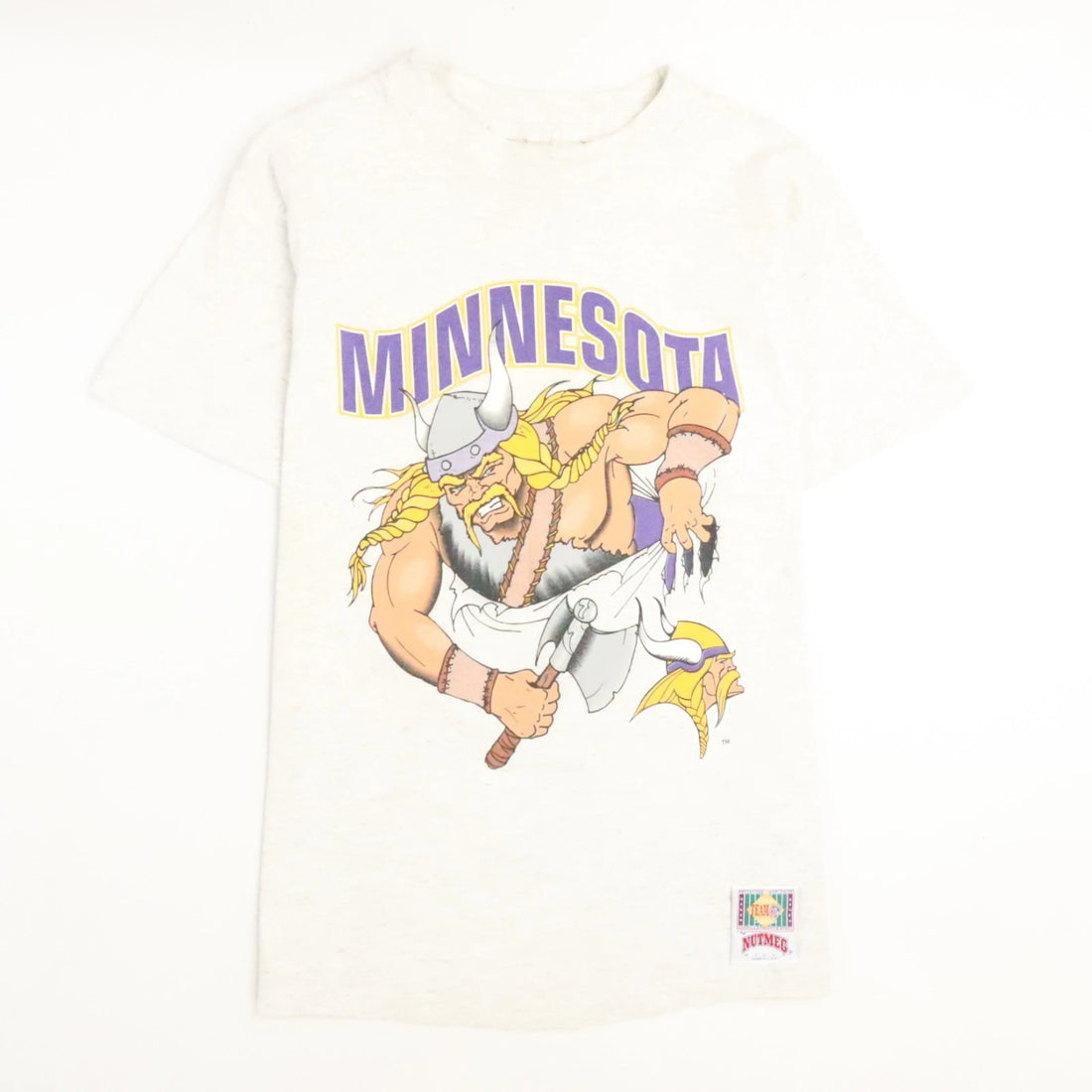 Vintage Minnesota Vikings Breakthrough Nutmeg T-Shirt Size Large NFL