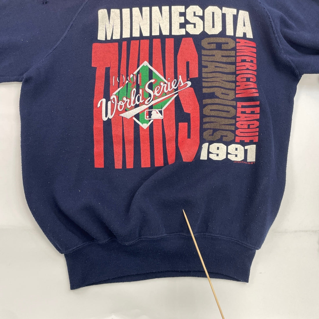 Vintage Minnesota Twins Lee Sweatshirt Crewneck Size Large 1991 90s MLB