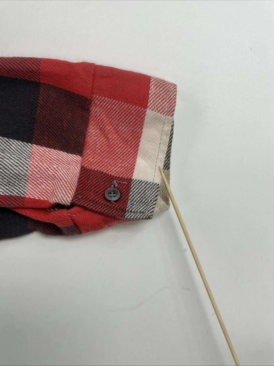 Vintage Alaskan Klondike Button Up Shirt Size XL Red Plaid Flannel