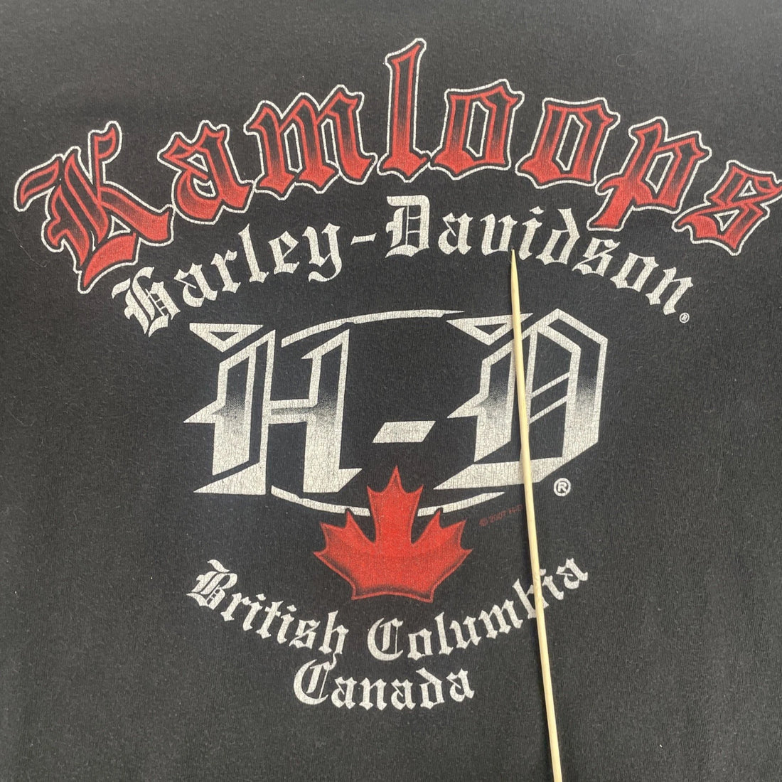 Harley Davidson Motorcycles Kamloop T-Shirt Size Large