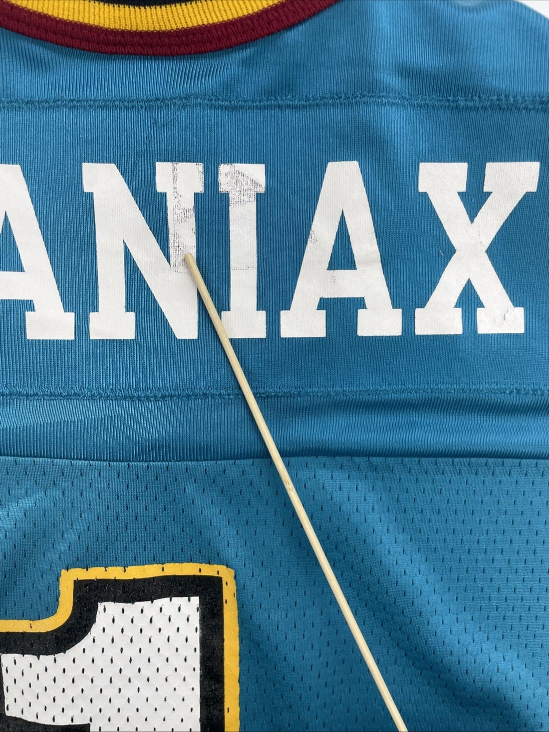 Vintage Memphis Maniax Champion Football Jersey Size 48 XFL