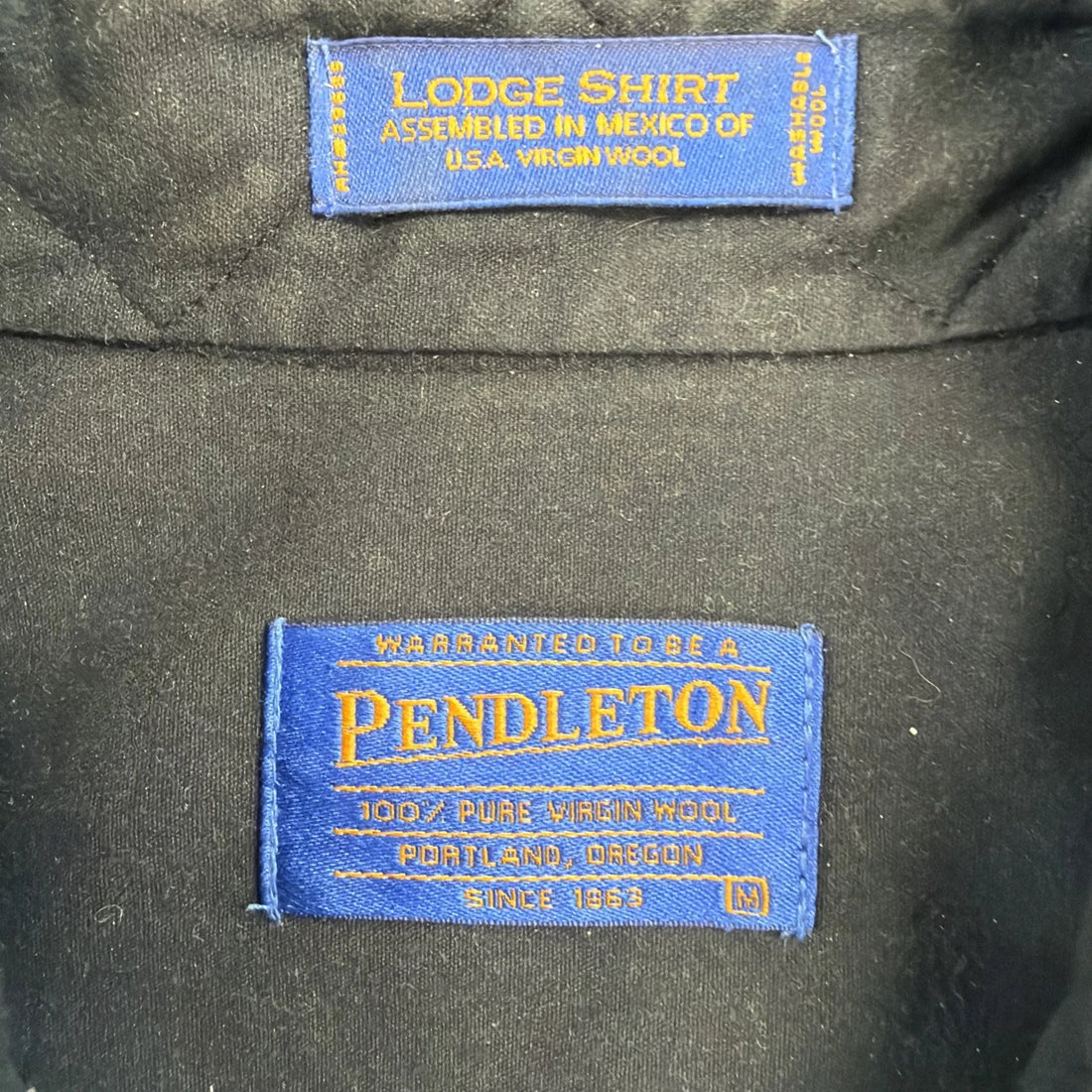 Pendleton Wool Lodge Button Up Shirt Size Medium Plaid