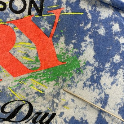 Vintage Molson Dry Tie Dye Crewneck Sweatshirt Size XL Beer Promo