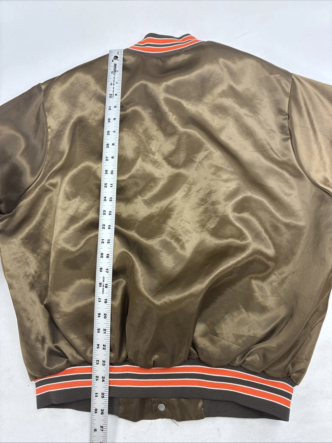 Vintage Cleveland Browns Satin Bomber Jacket Size Large NFL