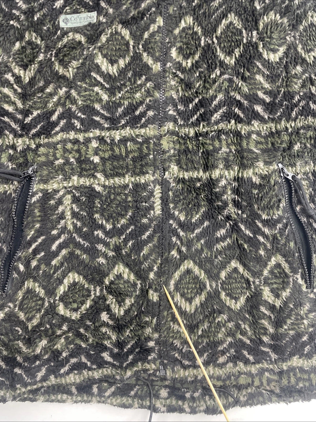Vintage Columbia Fleece Jacket Size Medium Aztec