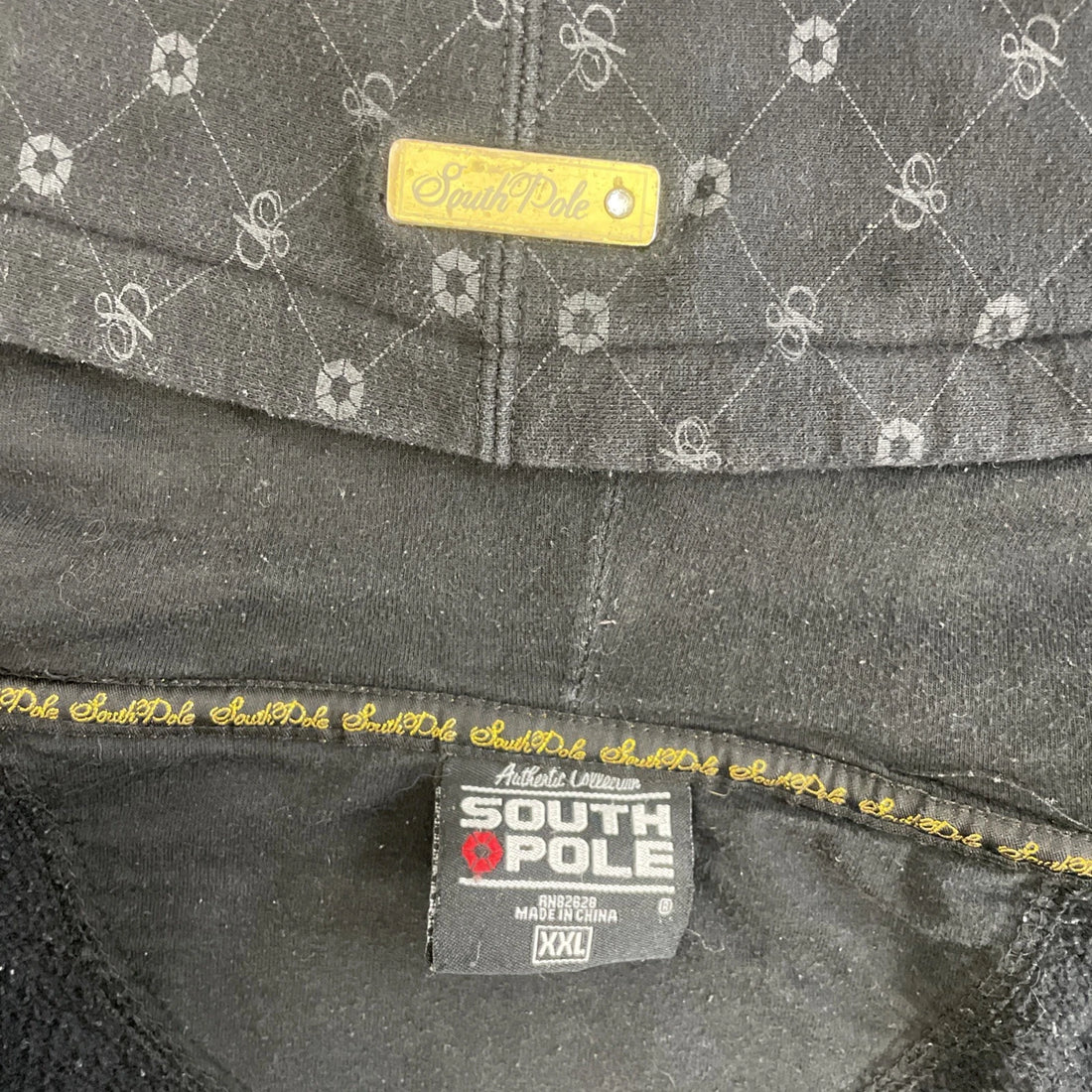 Vintage Southpole Full Zip Sweatshirt Hoodie Size 2XL Y2K