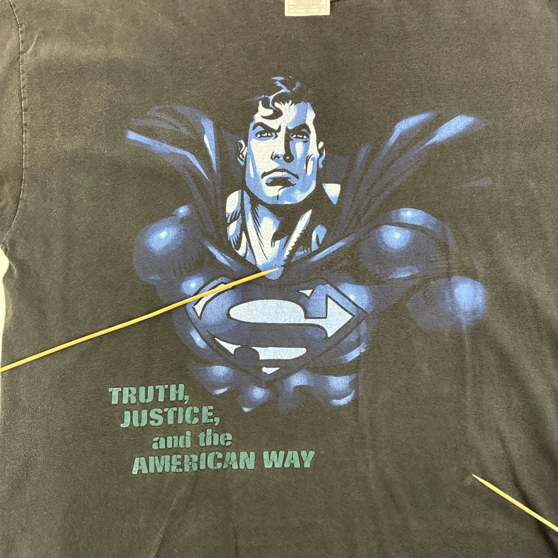 Vintage Superman DC Comics Truth Justice American Way T-Shirt Size Large