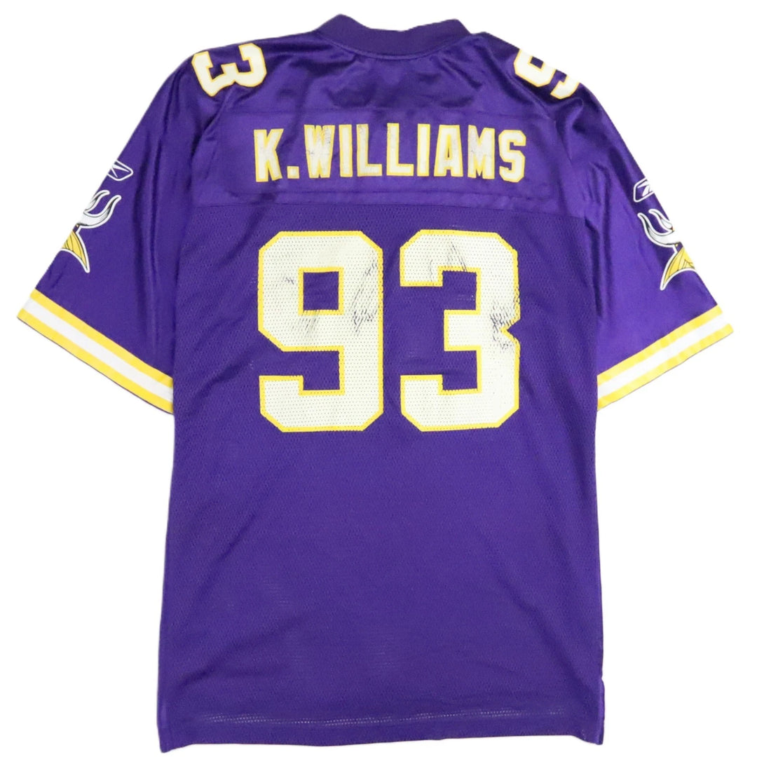 Vintage Minnesota Vikings Kevin Williams Reebok Jersey Size XL NFL
