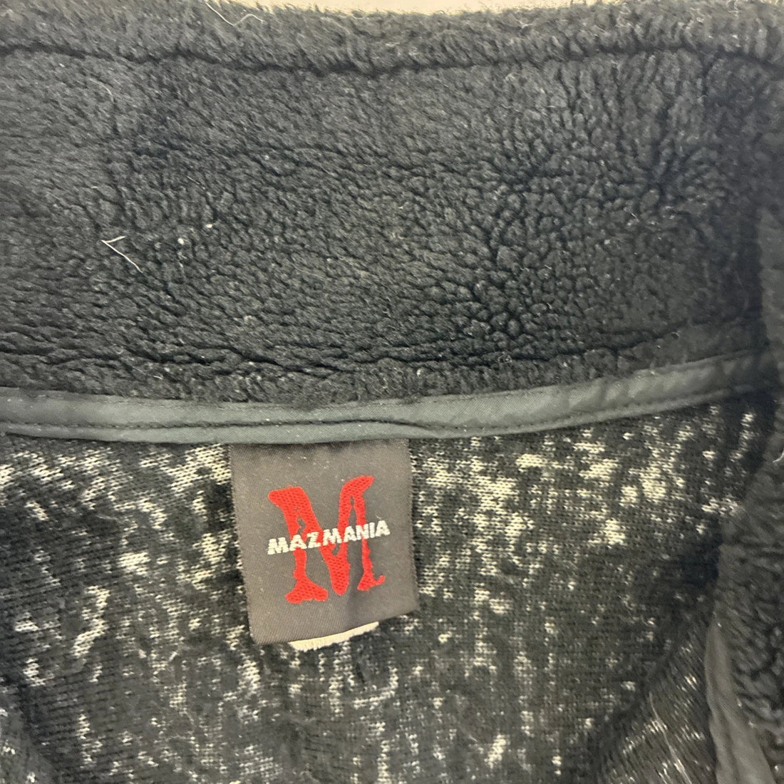 Vintage Wolf Fleece Jacket Size Medium