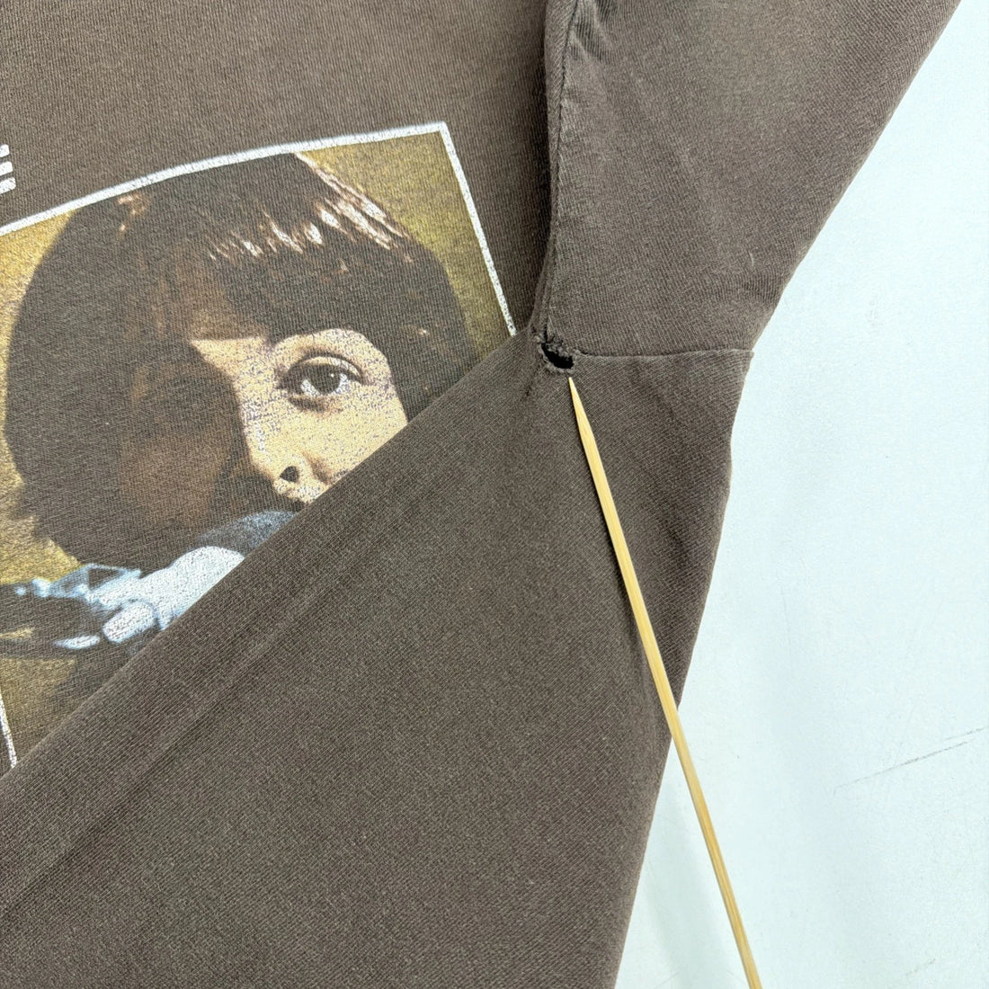 Vintage The Beatles Let It Be T-Shirt Size Large Brown