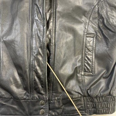 Vintage Karizma Leather Bomber Jacket Size Medium
