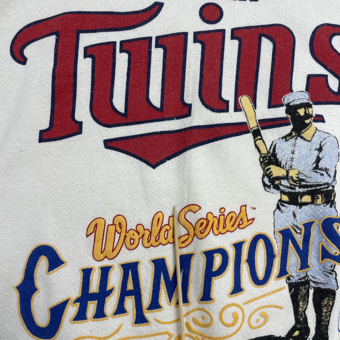 Vintage Minnesota Twins World Series Champs Sweatshirt Large 1987 MLB