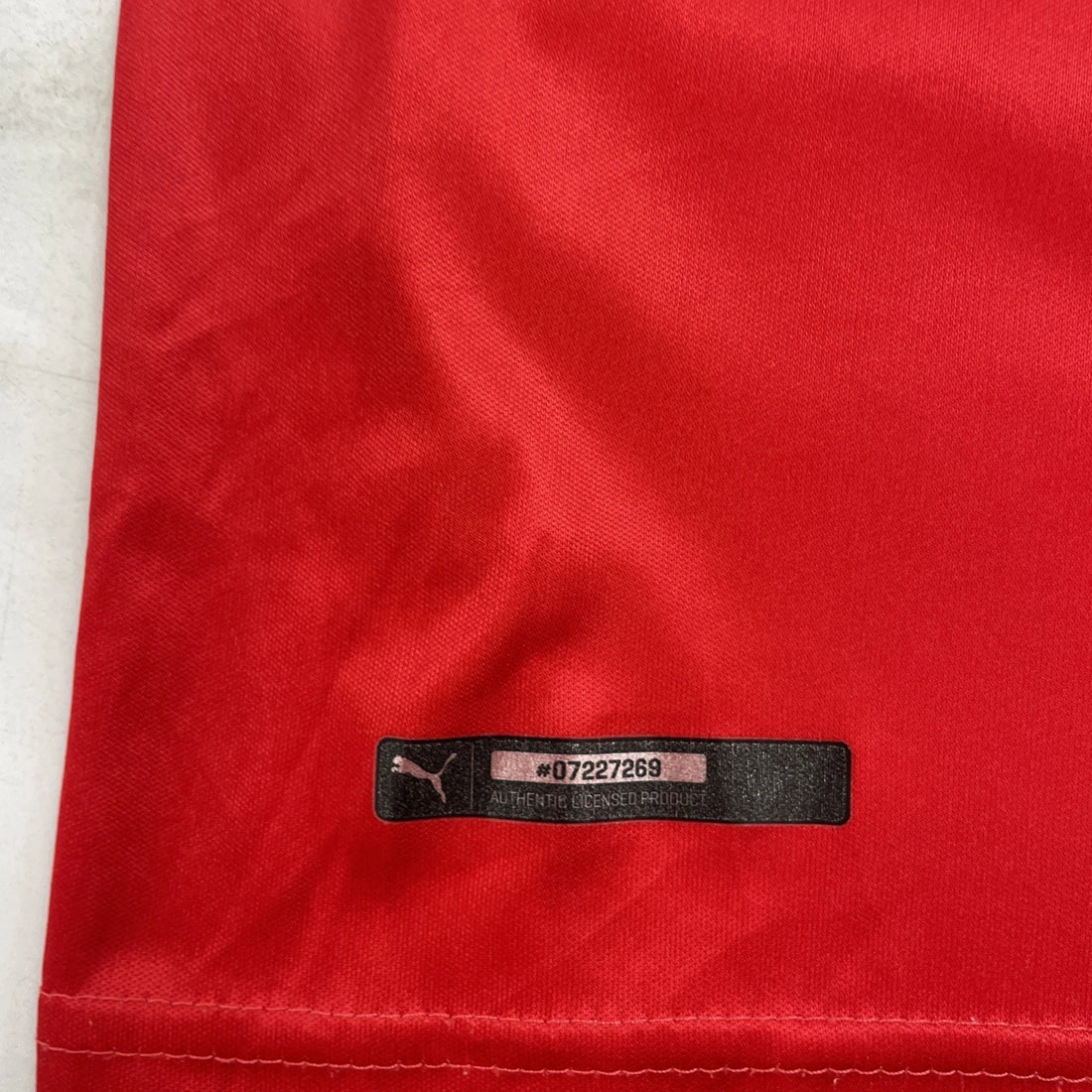 Arsenal FC Fly Emirates Puma Soccer Football Jersey Size Large