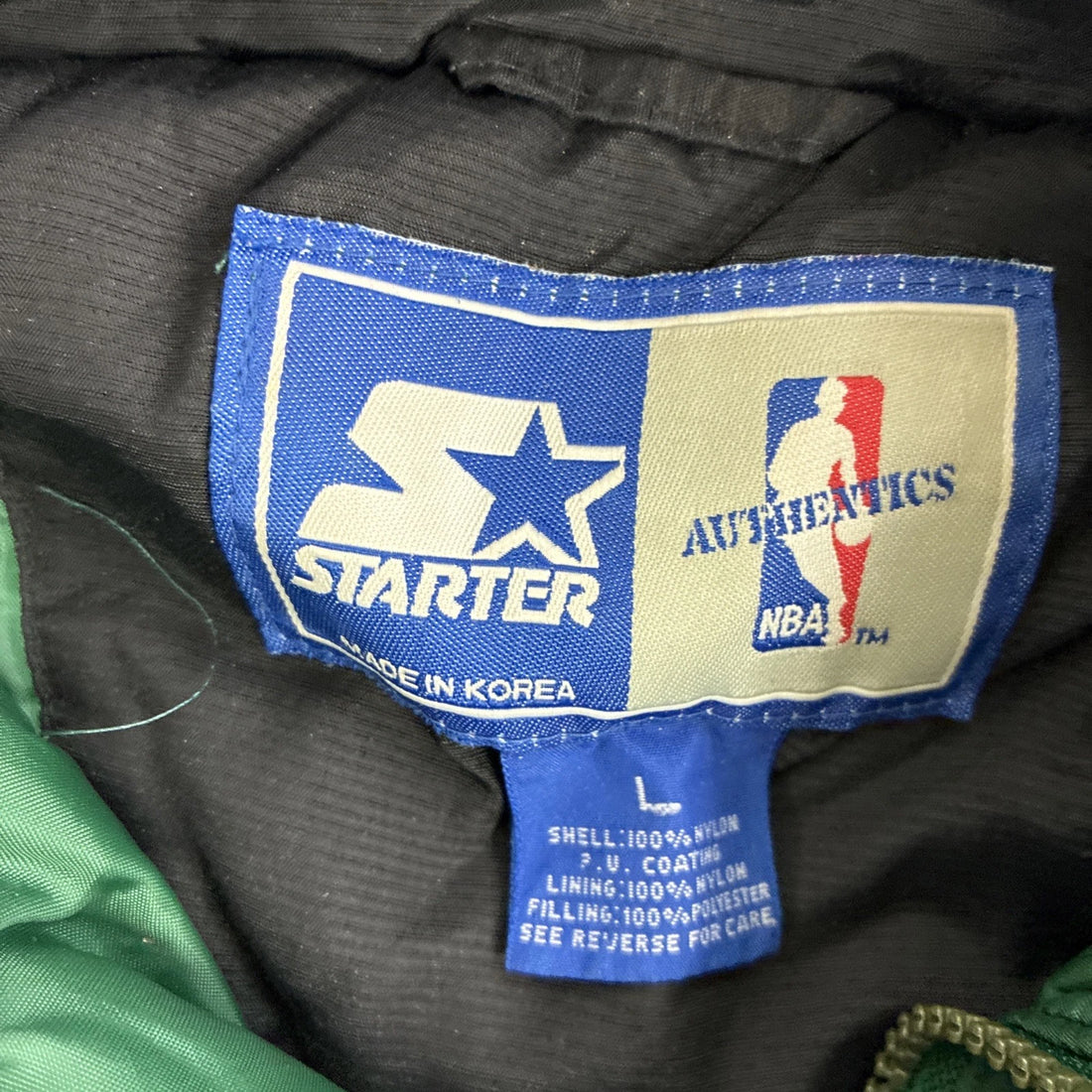 Seattle Supersonics Starter Puffer Jacket Size Large NBA