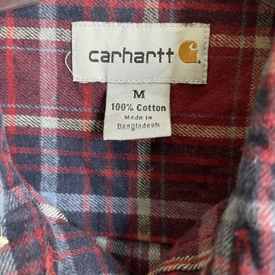 Carhartt Button Up Shirt Size Medium Plaid