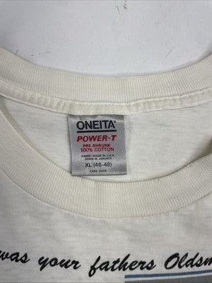 Vintage Oldsmobile T-Shirt Size XL Cars Auto Double Sided 90s