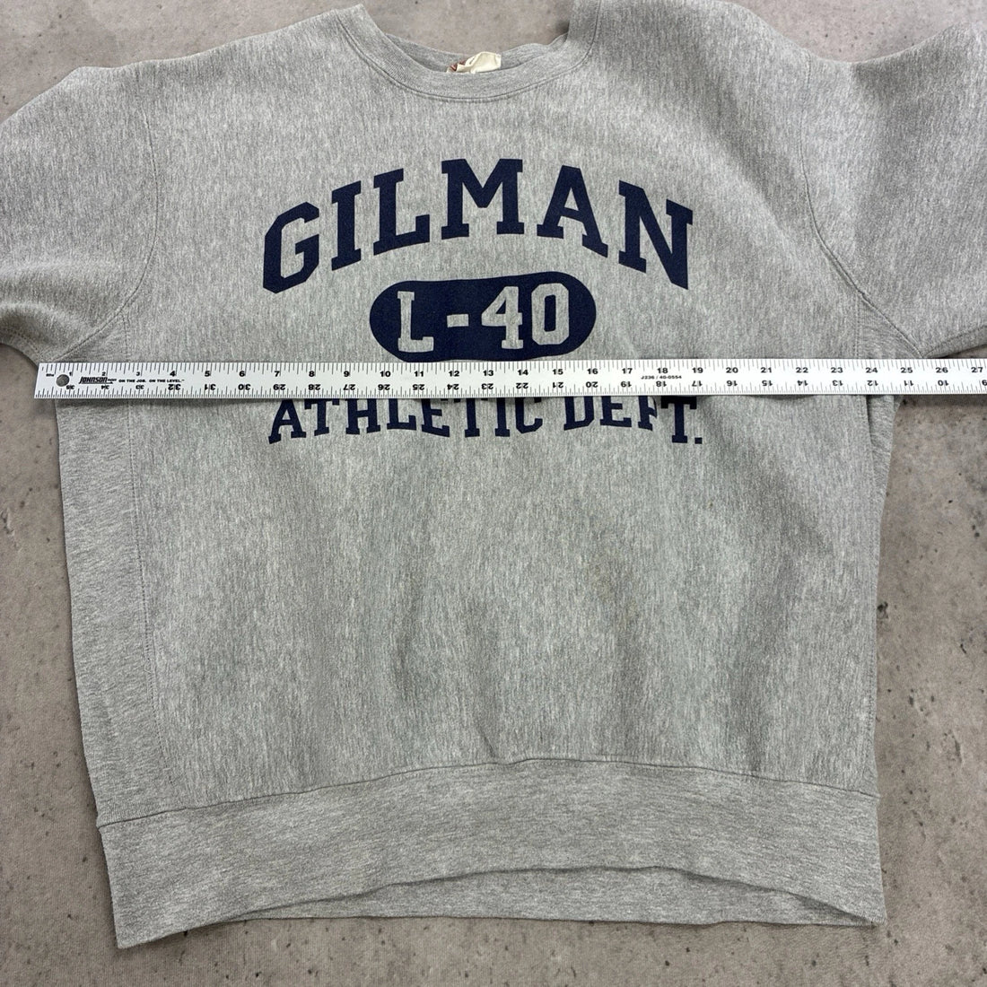 Gilman Athletic Dept. Crewneck Sweatshirt Size Large