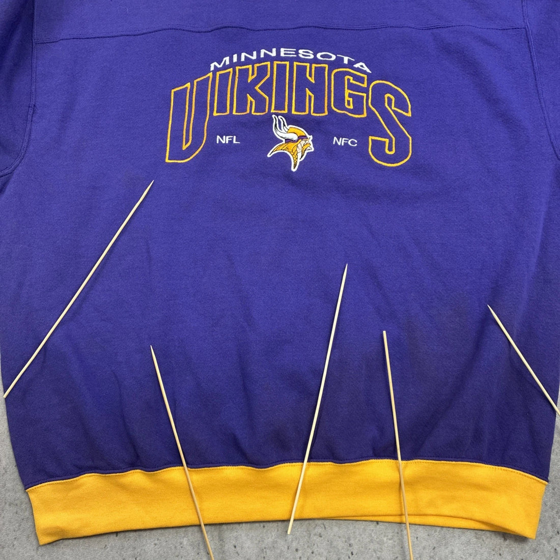 Vintage Minnesota Vikings CSA Sweatshirt Crewneck Size XL NFL