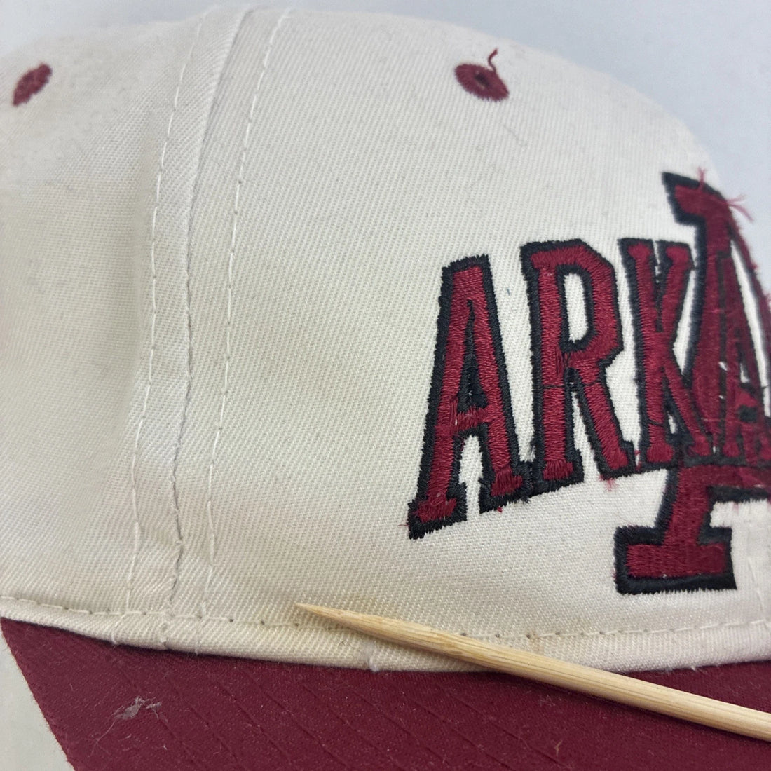 Vintage Arkansas Razorbacks Snapback Hat OSFA NCAA