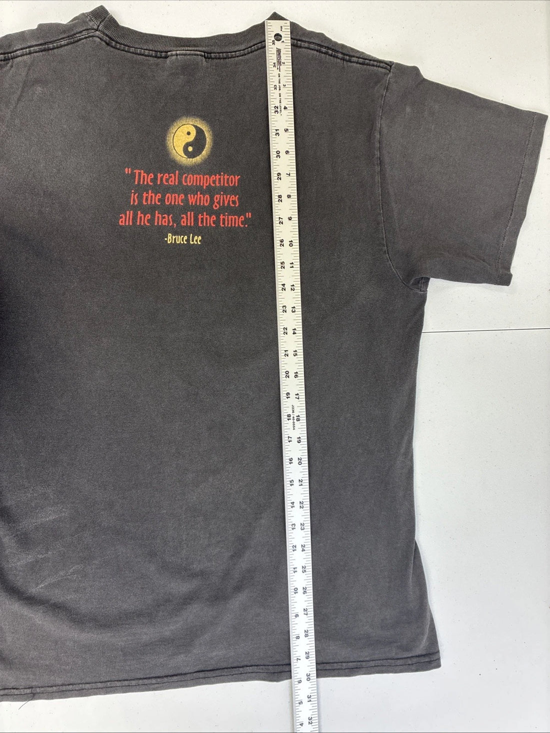 Vintage Bruce Lee Changes T-Shirt Size Large 1998 90s