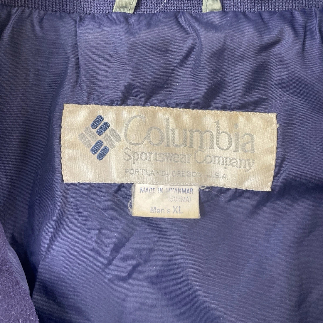 Vintage Columbia Long's Peak Light Jacket Size XL Green