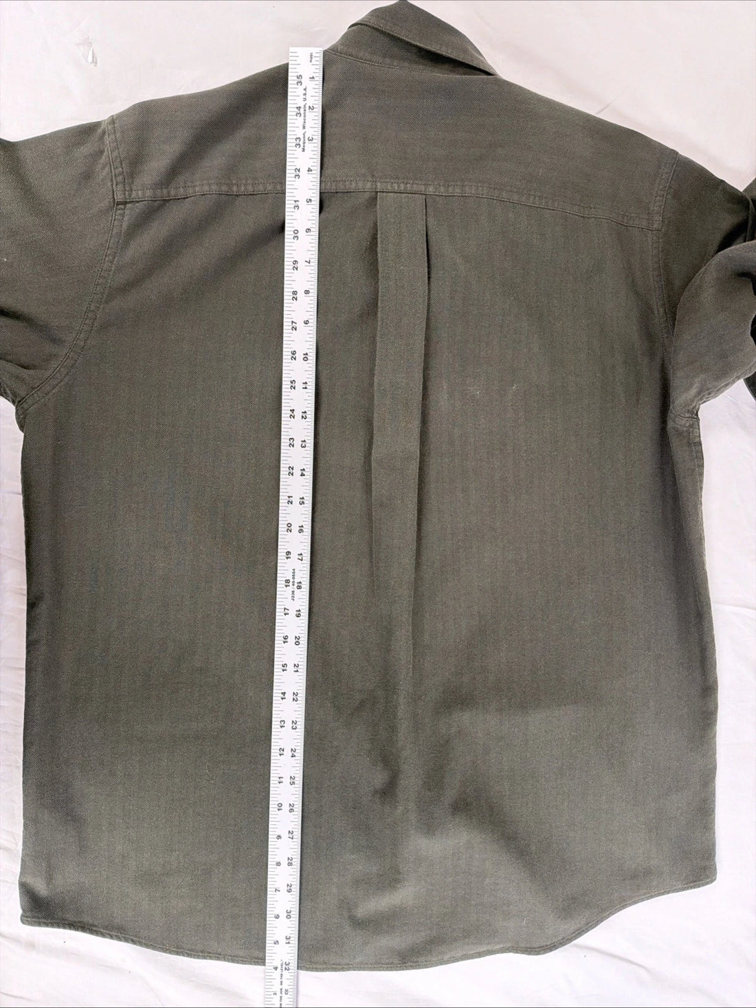 L.L. Bean Button Up Shirt Size Large Green