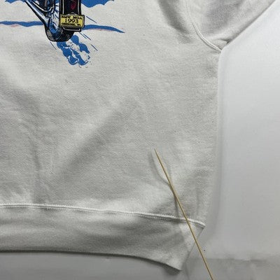 Vintage BMW MOA Riding The Heavens Of Oshkosh Crewneck Sweatshirt Size XL 90s