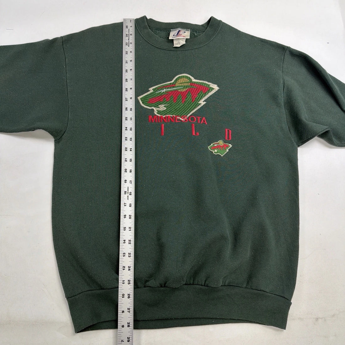 Vintage Minnesota Wild Sweatshirt Crewneck Size Large NHL