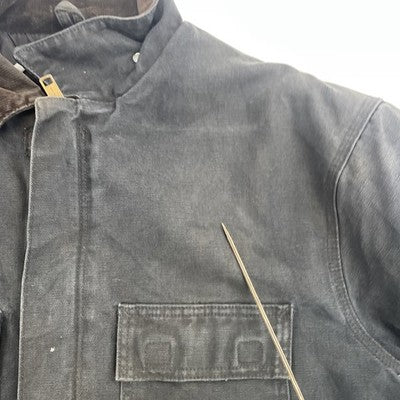 Carhartt Canvas Arctic Work Jacket Size XL Black