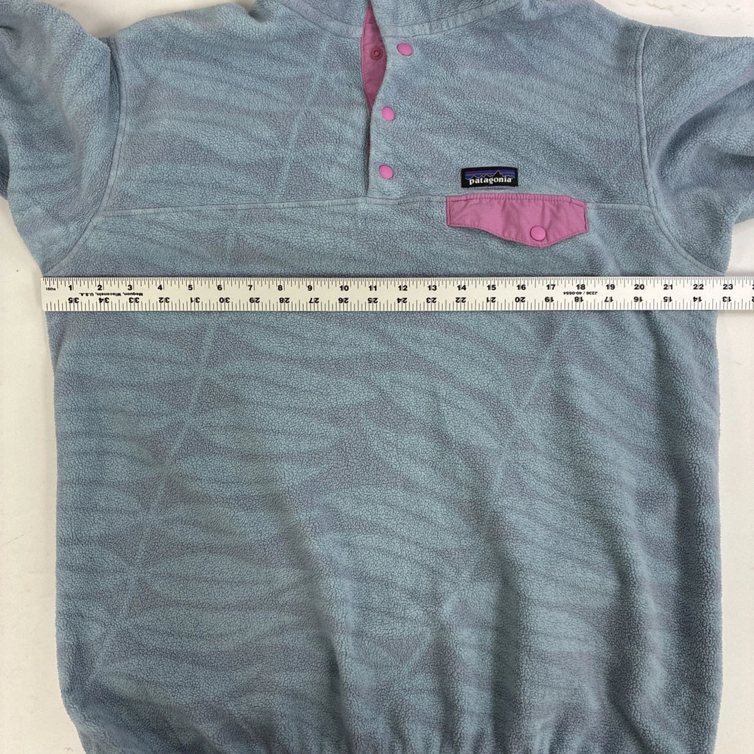 Patagonia Eucalyptus Synchilla Snap T Fleece Jacket Womens Size XL