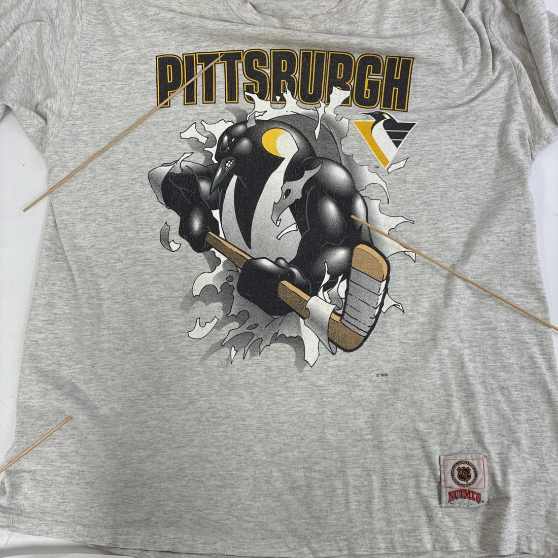 Vintage Pittsburgh Penguins Breakthrough T-Shirt Size XL 90s NHL