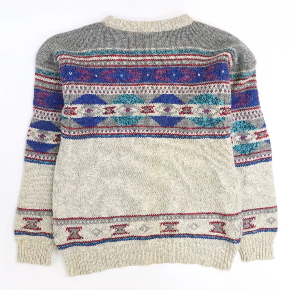 Vintage Woolrich Western Aztec Wool Knit Crewneck Sweater Size Medium